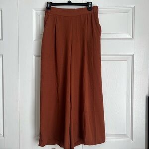 H&M Dark Orange Wide Leg Pant Size 6
